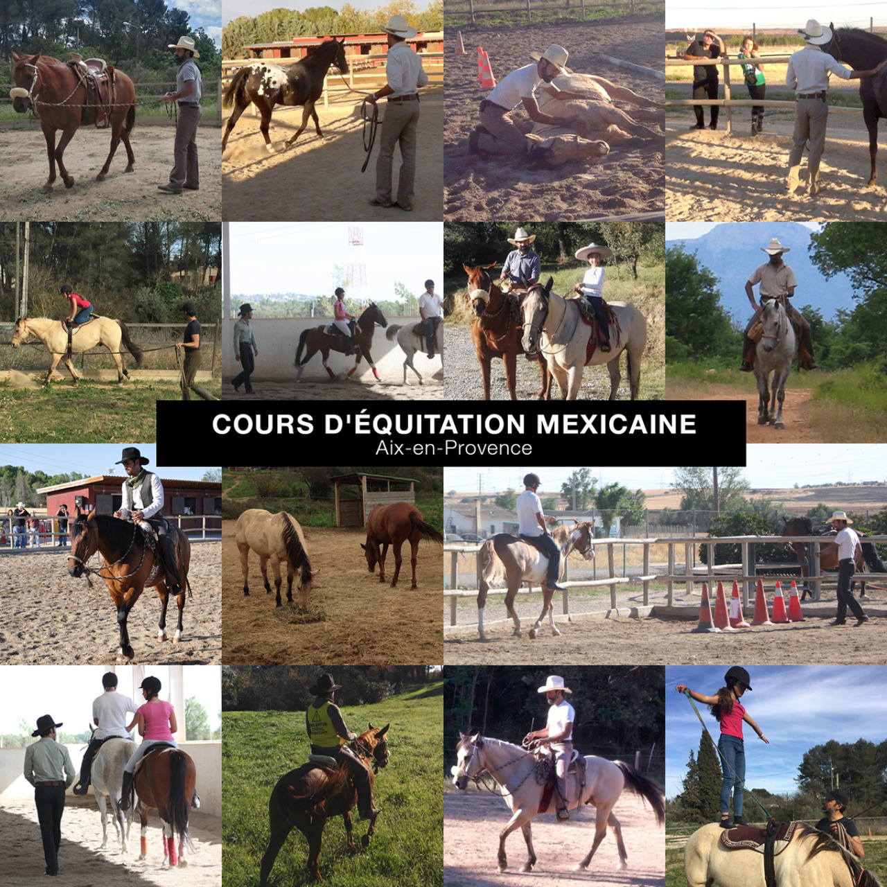 Image de l'annonce COURS D'ÉQUITATION MEXICAINE (CHARRERIA : L'ORIGINE DU WESTERN)