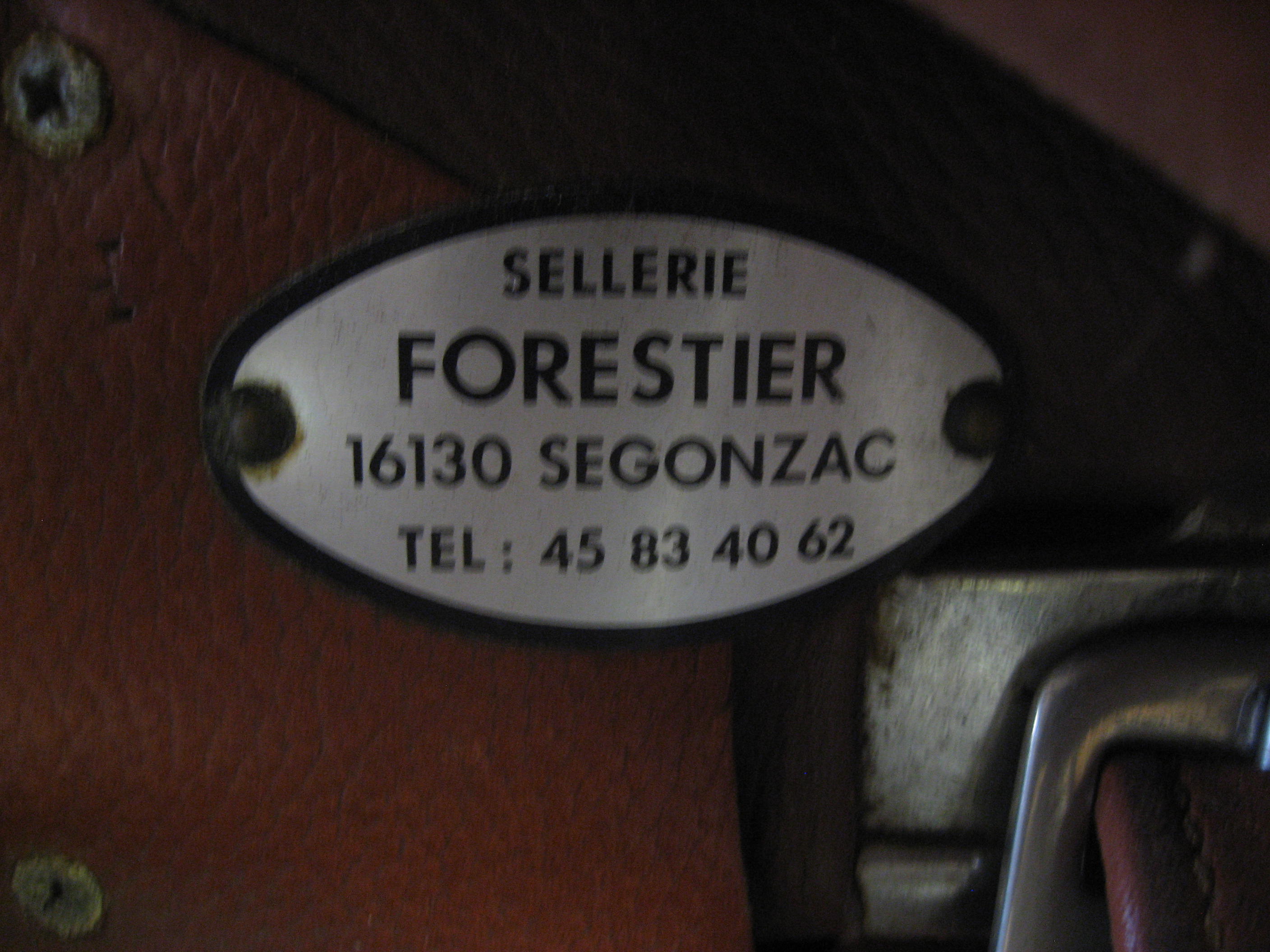 Image de l'annonce Selle de randonnée et TREC marque Forestier avec sacoches avant et arrière